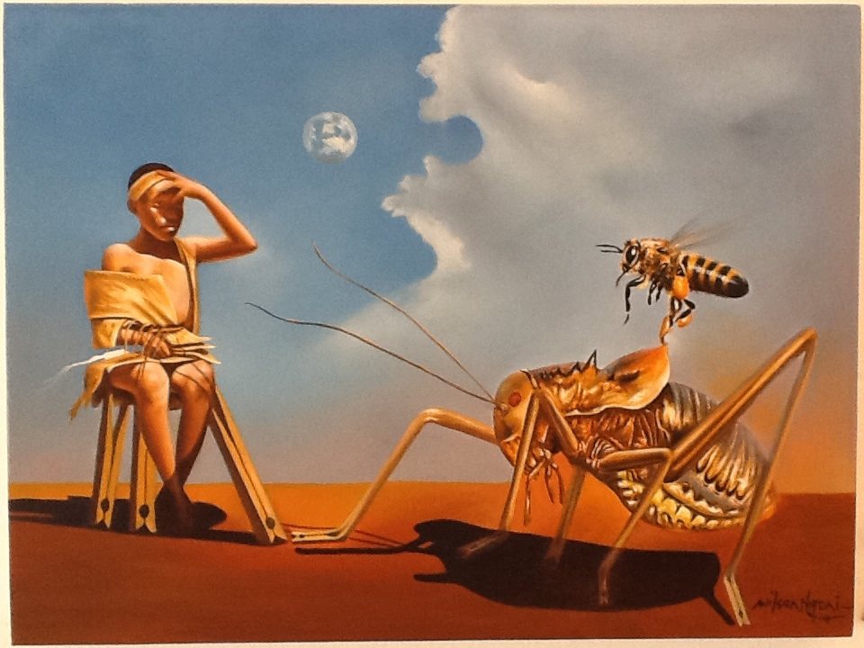 Interaction with Insects — Mixed Media