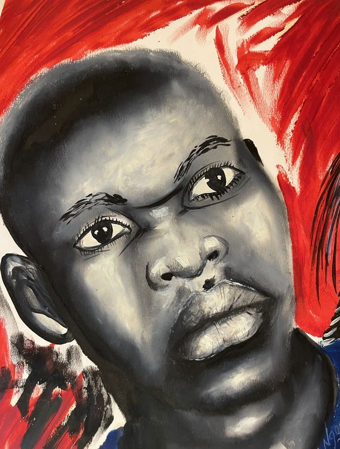 Portrait Study II - Oil on Paper